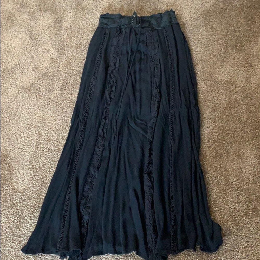 Shyanne country wear black long skirt